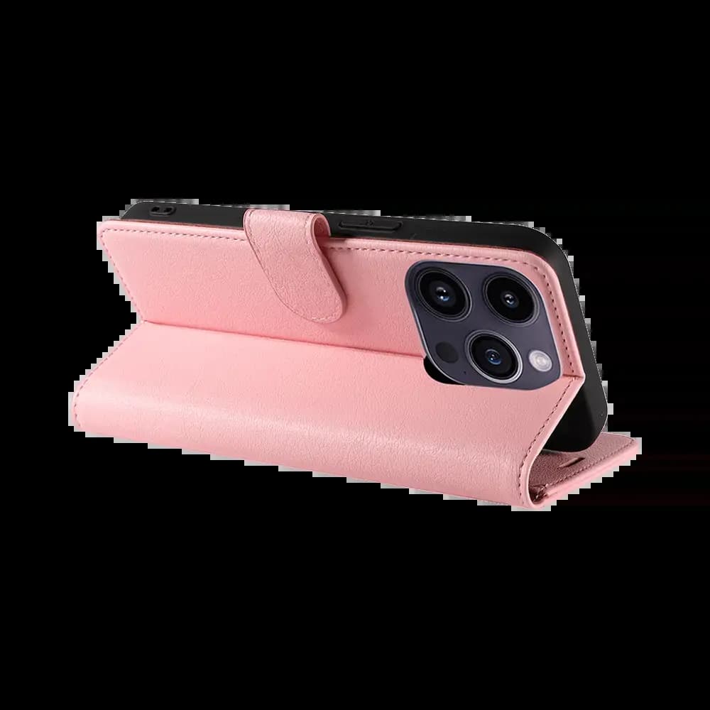 Housse folio anti-RFID iPhone 15 Pro Max – PROTECT IP011 Rose - Vue 2