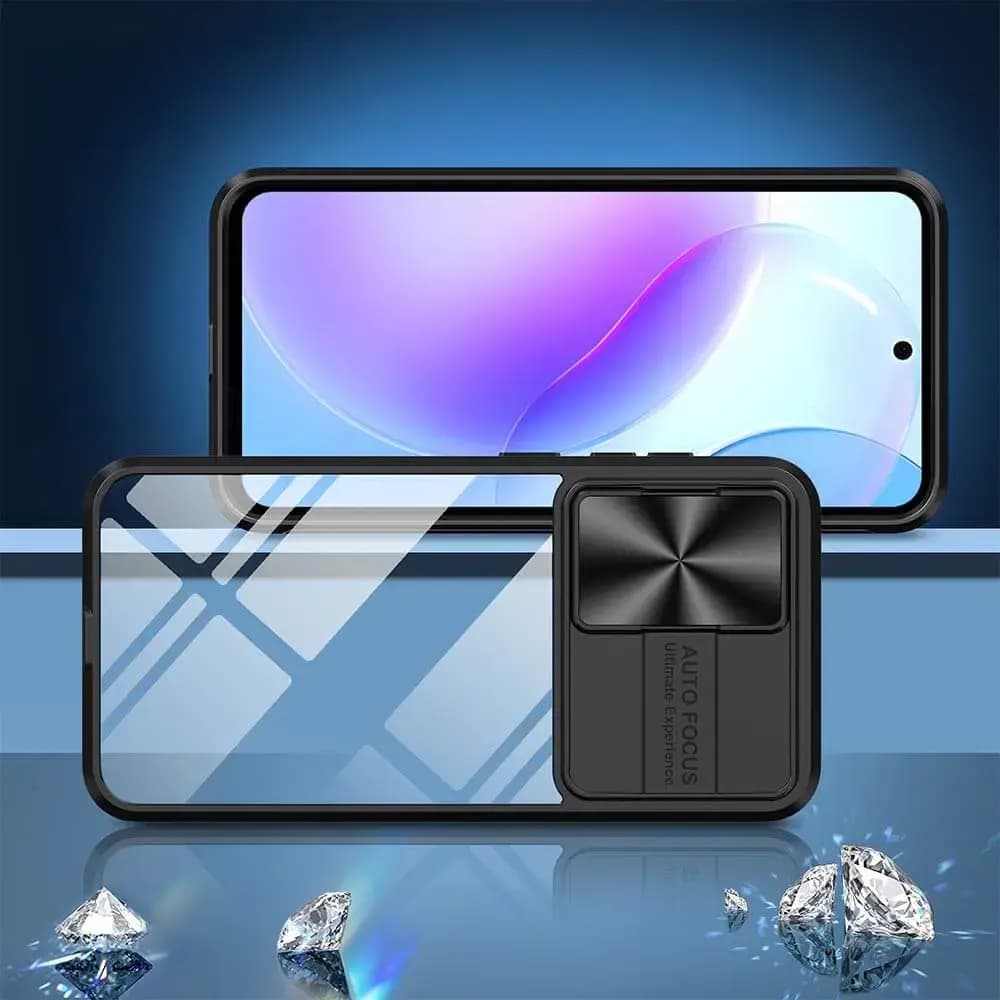 Coque avec cache caméra Samsung Galaxy A36 5G / A56 5G - PROTECT IE027 Noir  - Vue 2