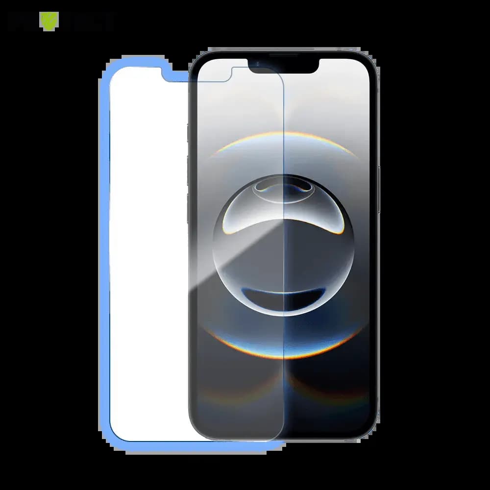 Verre trempé iPhone 13 / 13 Pro / 14 / 16e / 17e protection écran 9H – PROTECT Transparent