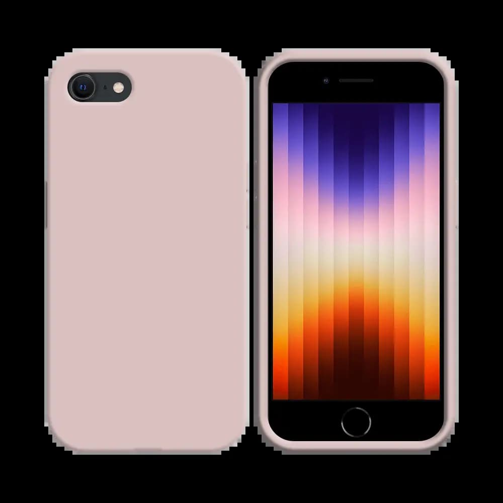 Coque silicone iPhone 7 / 8 / SE - Rose Gold