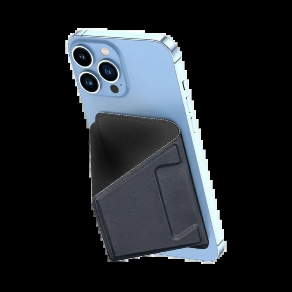Support smartphone avec MagSafe - Dux Ducis Magnetic Wallet Stand Noir