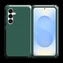 Coque Silicone Compatible pour Samsung Galaxy S25 Vert Foncé - Variante 3