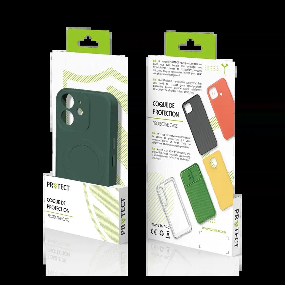 Coque de Protection PROTECT IZ001 pour Apple iPhone 12 MagSafe Vert Foncé - Vue 3