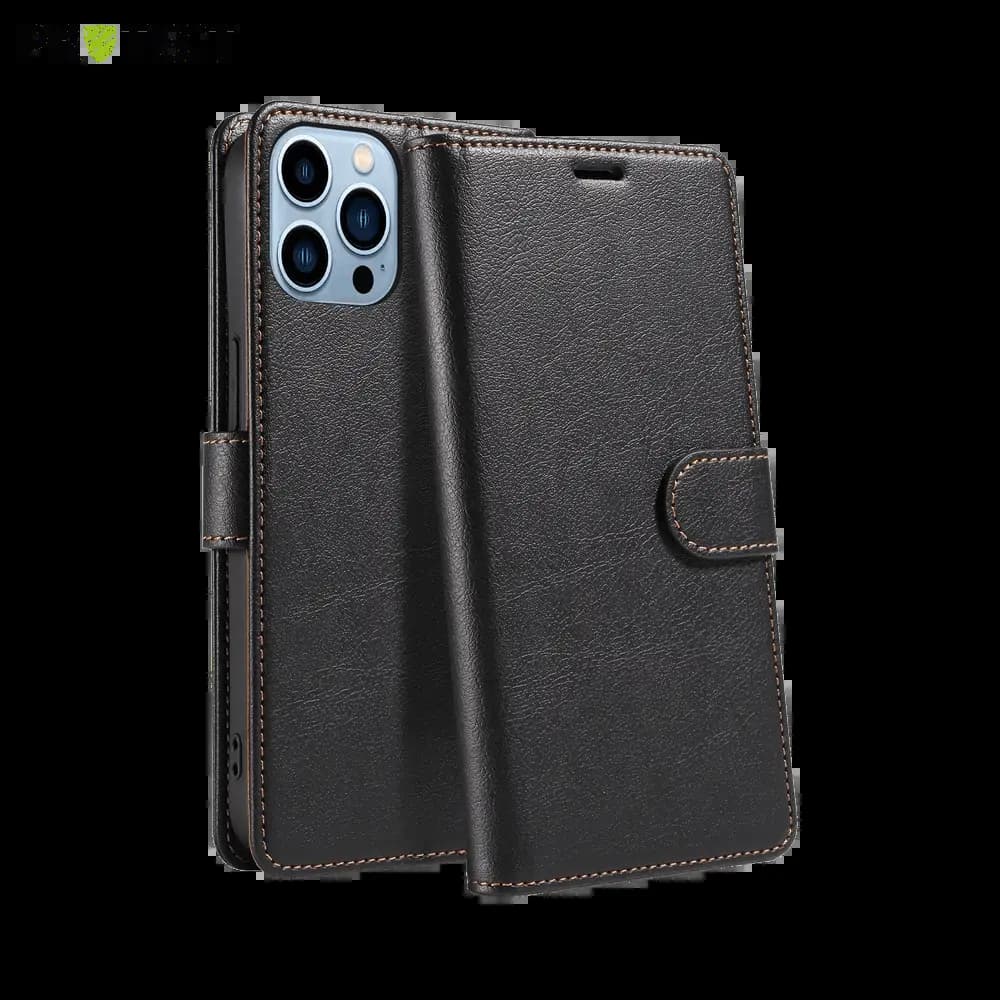 Housse folio anti-RFID iPhone 13 Pro – PROTECT IP011 Noir