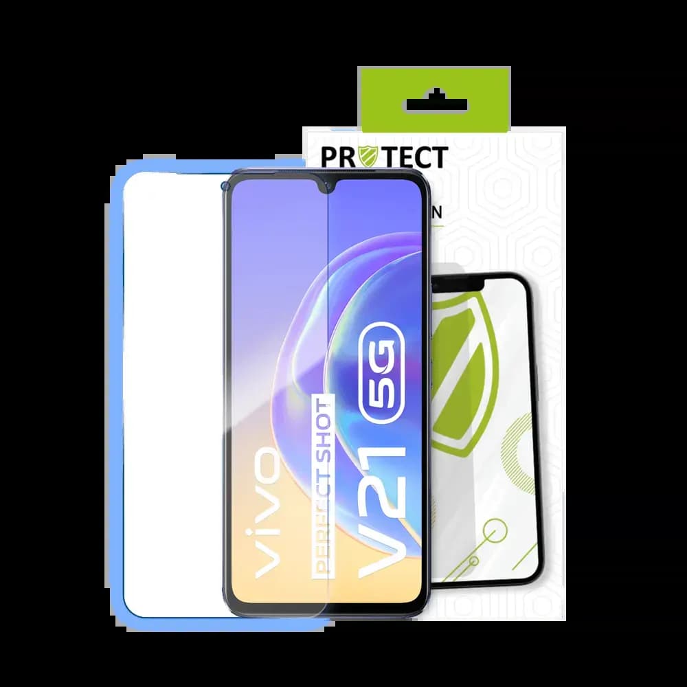 Verre trempé Vivo V21 5G protection écran 9H - PROTECT Transparent - Vue 2