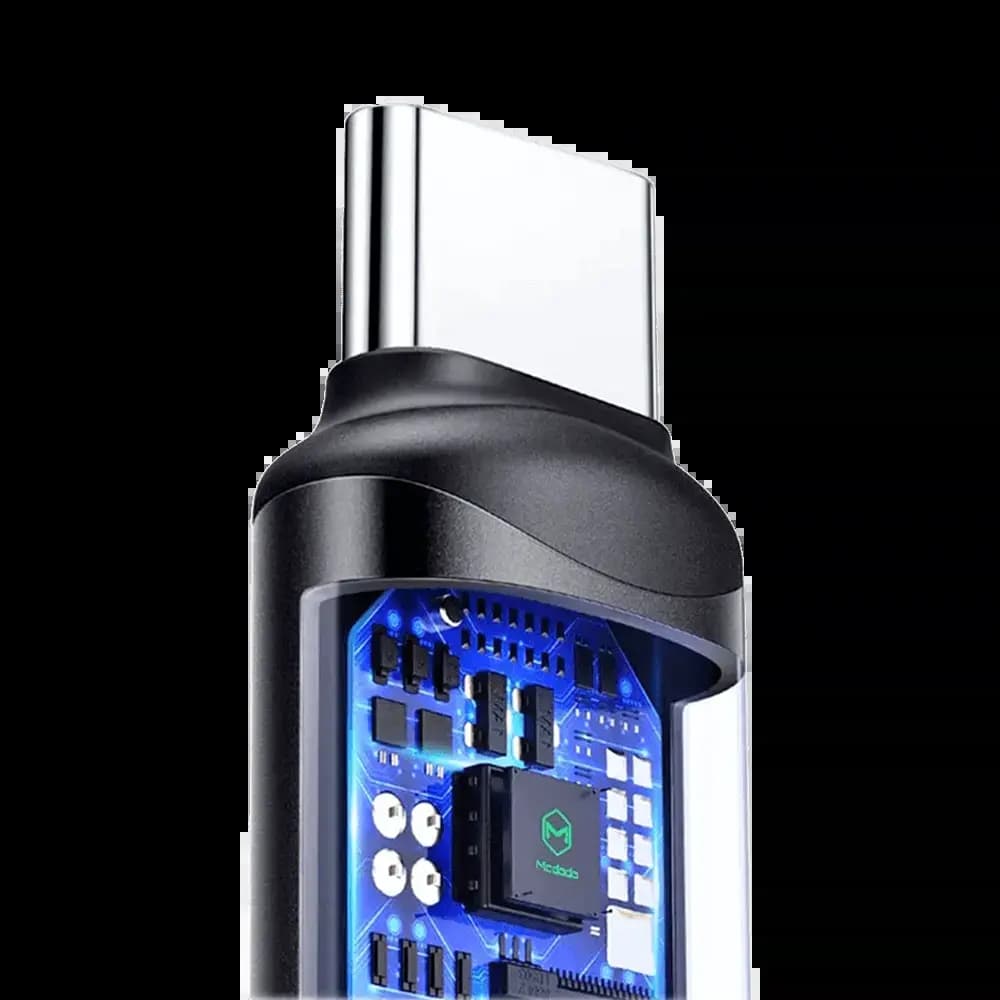 Adaptateur OTG Lightning femelle vers USB-C Mcdodo OT-7700  Noir