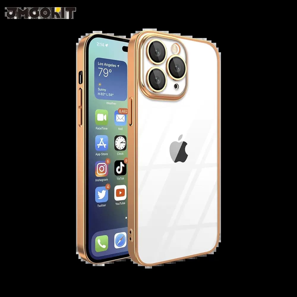 Coque de Protection JMGOKIT pour Apple iPhone 13 Pro Or