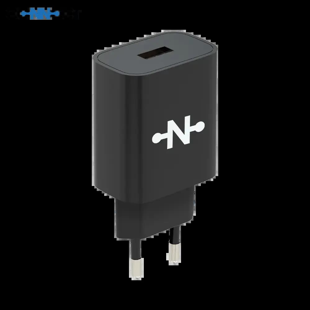 Chargeur secteur USB-A 18W – CONNECT Noir