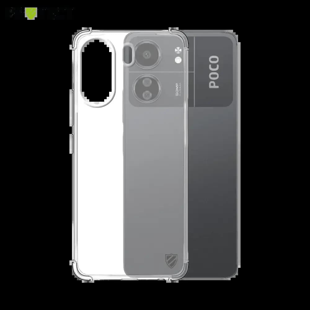 Coque antichoc renforcée transparente – compatible Xiaomi Poco C65 / Redmi 13C – silicone PROTECT