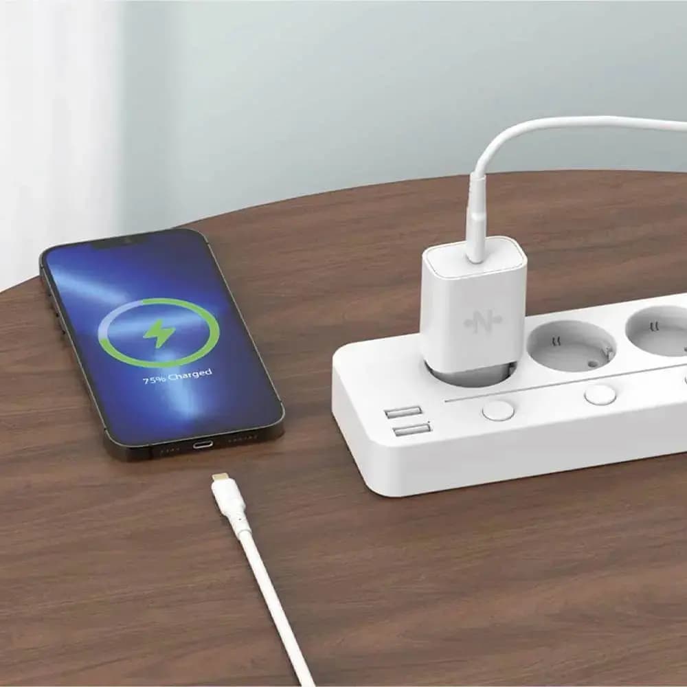 Chargeur secteur USB-C 20W PPS – CONNECT MC-CBC20W Blanc - Vue 2
