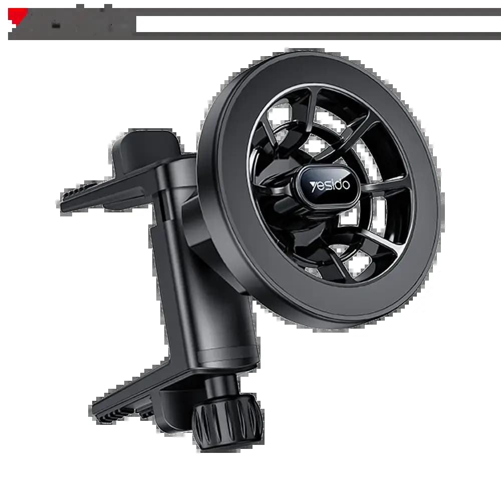 Support Smartphone Magnétique pour Voiture Yesido pour Grille d'Aération Mercedes Noir