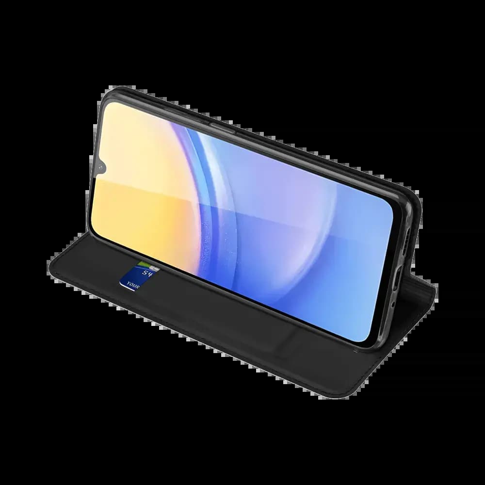 Housse folio Samsung Galaxy A16 5G / Galaxy A16 4G porte-carte - Dux Ducis Skin Pro Bleu