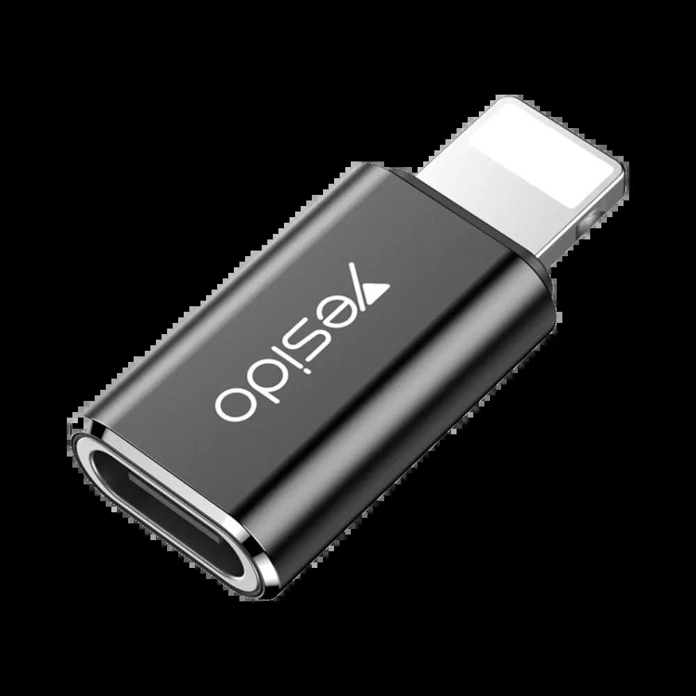 Adaptateur OTG USB-C femelle vers Lightning mâle - charge et données - Yesido GS03