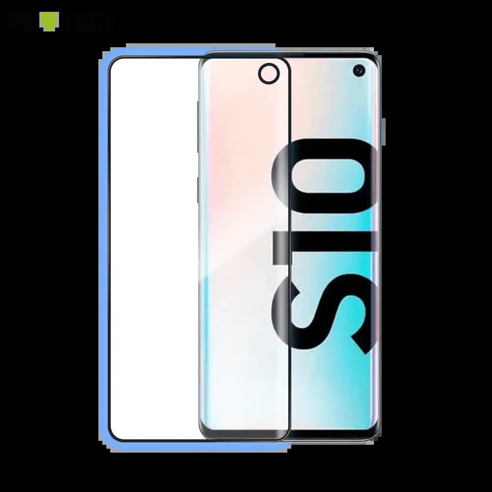 Verre trempé intégral Samsung Galaxy S10 protection écran 9H - PROTECT Noir