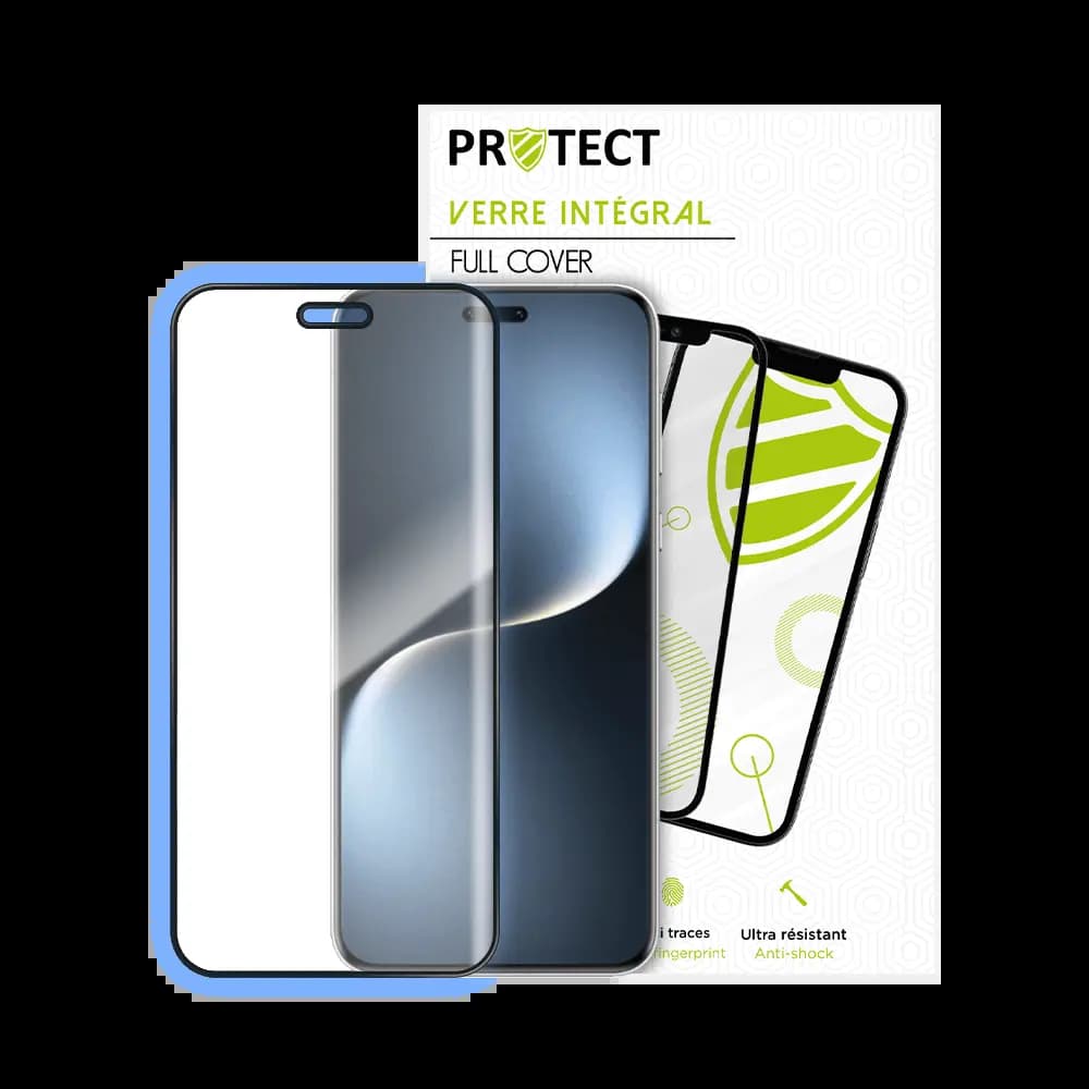 Verre trempé intégral 5D 9H – protection écran Honor Magic 7 Pro – PROTECT Noir - Vue 2