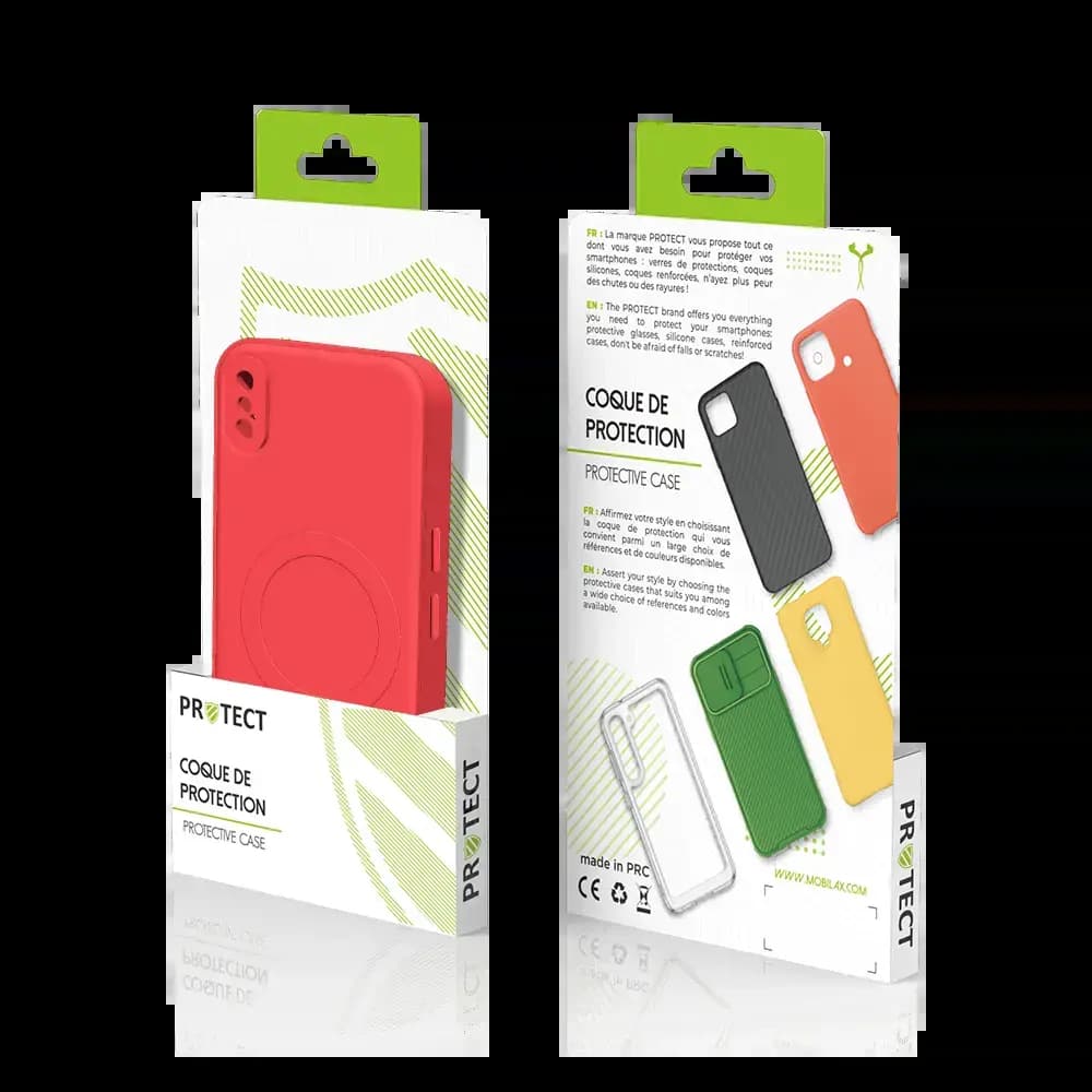 Coque de Protection PROTECT IZ001 pour Apple iPhone XS Max MagSafe Rouge - Vue 3