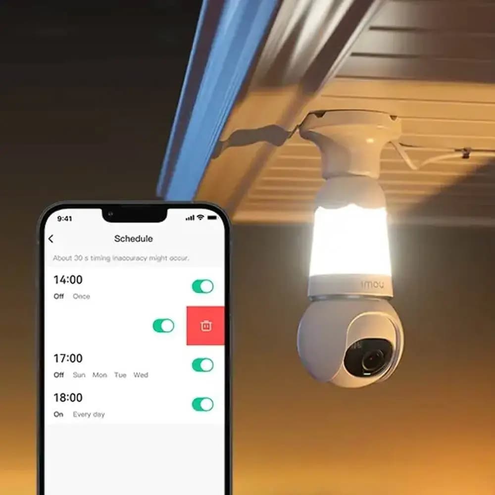 Caméra de Surveillance avec IA Imou Bulb Cam 3MP Blanc