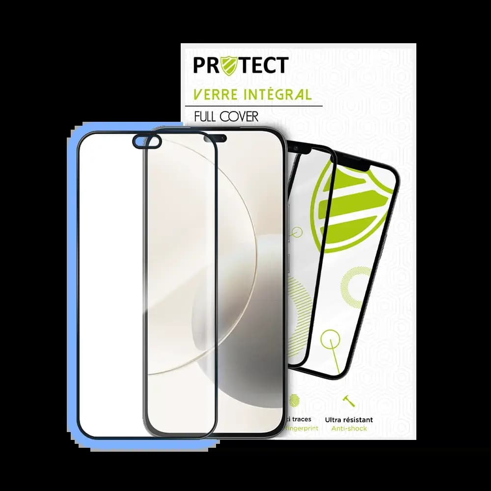 Verre trempé intégral 5D 9H – protection écran Honor 400 Lite – PROTECT Noir