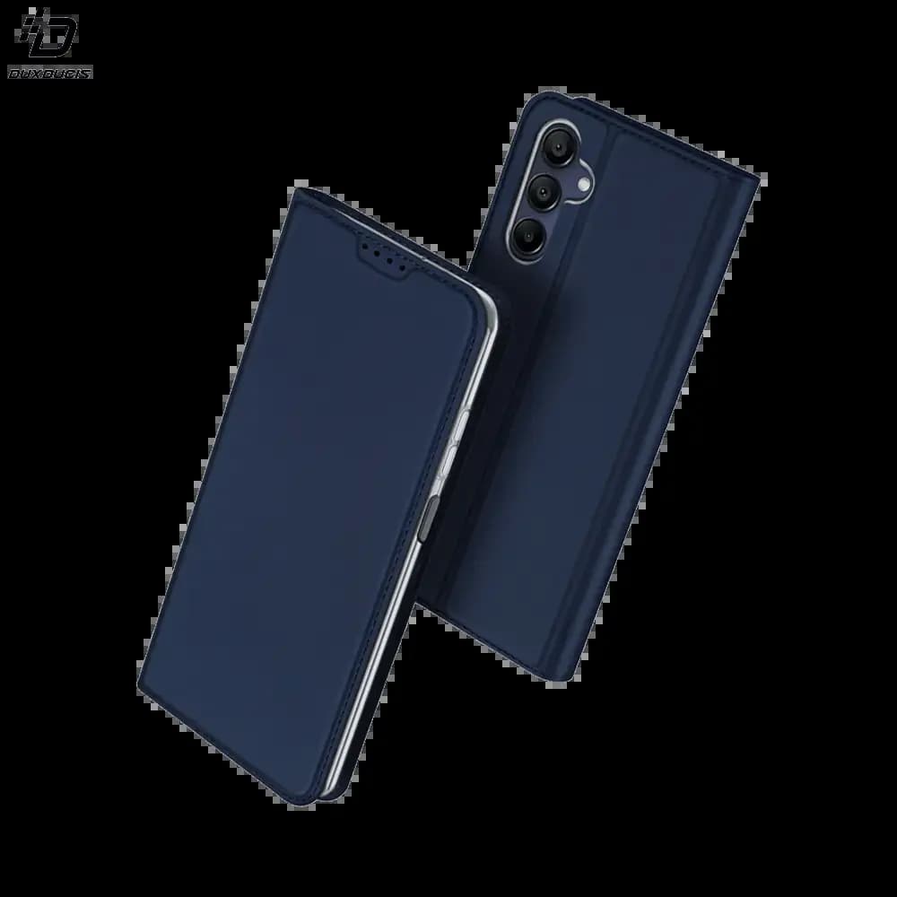 Housse folio Samsung Galaxy A16 5G / Galaxy A16 4G porte-carte - Dux Ducis Skin Pro Bleu