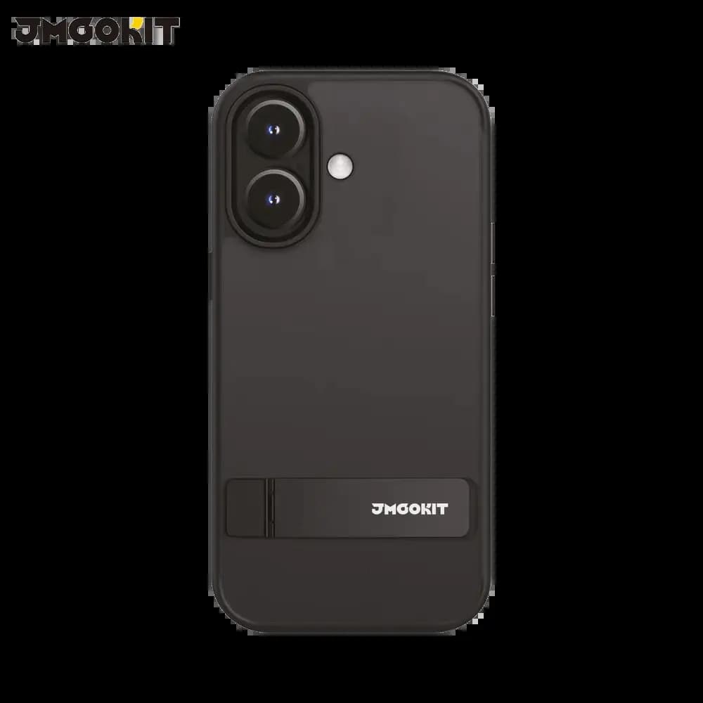 Coque de Protection Metal Bracket JMGOKIT pour Apple iPhone 16 Plus Noir