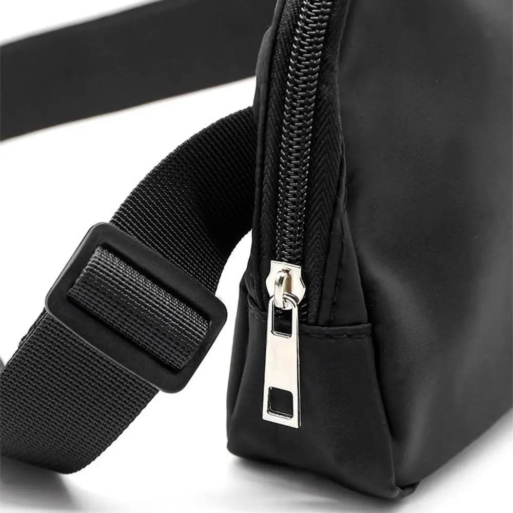 Sac Banane en Nylon Noir - Vue 4
