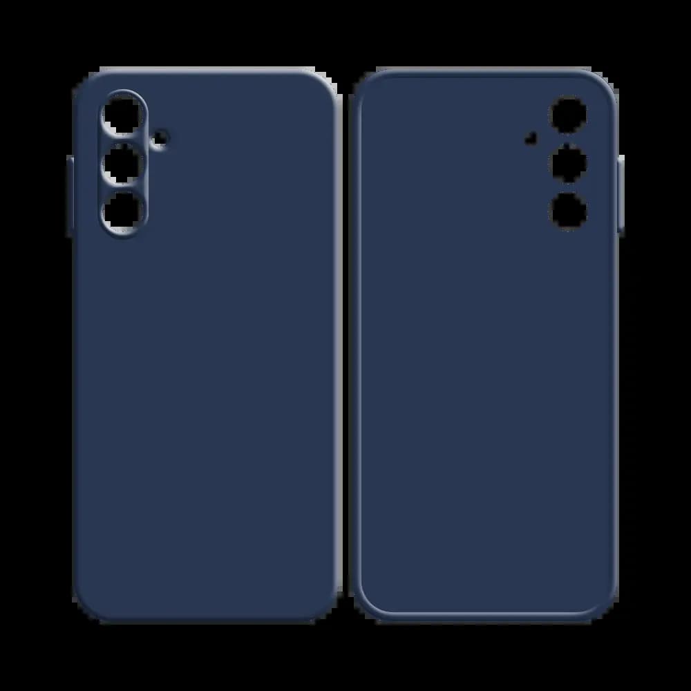 Coque silicone Samsung Galaxy A14 - Bleu Marine