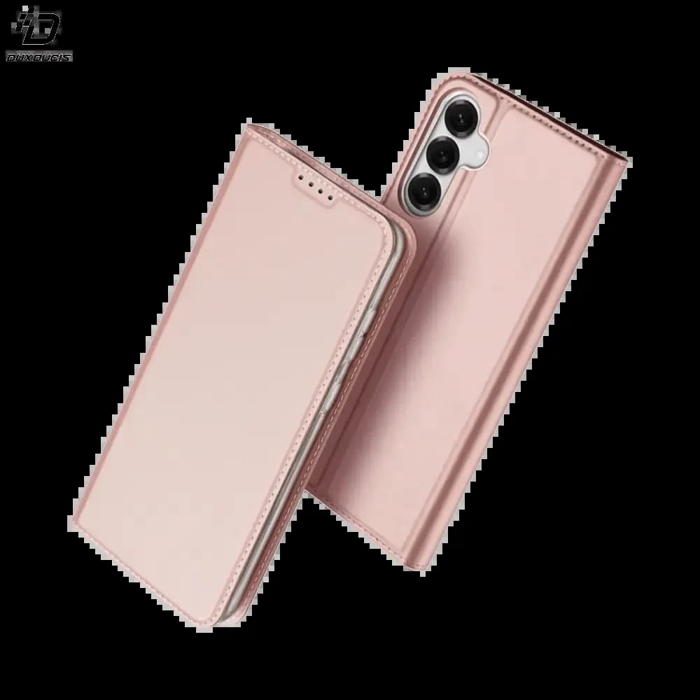 Housse folio Samsung Galaxy S25 porte-carte – Dux Ducis Skin Pro Rose