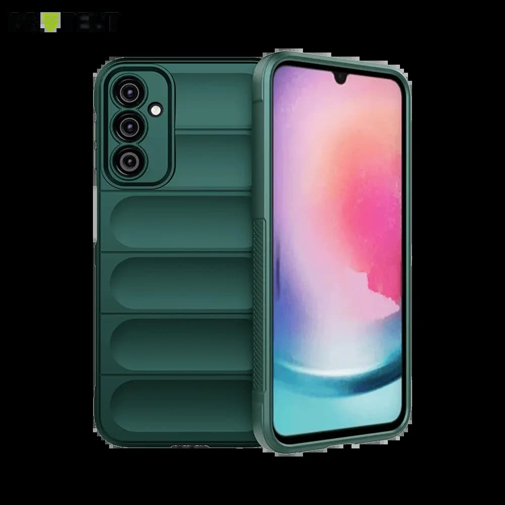 Coque de protection antichoc renforcée Samsung Galaxy A24 4G - PROTECT IX008 Vert Foncé