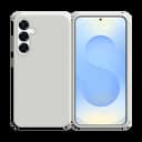 Coque Silicone Compatible pour Samsung Galaxy S25 Blanc - Variante 3