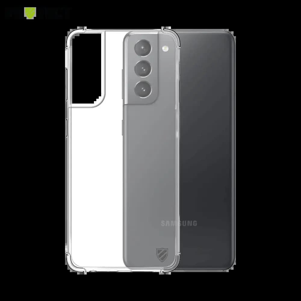 Coque antichoc renforcée transparente Samsung Galaxy S21 5G - silicone PROTECT
