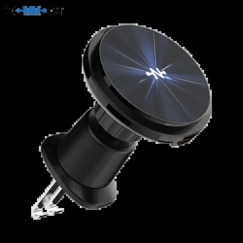 Support Smartphone Chargeur à Induction pour Voiture CONNECT 15W Noir