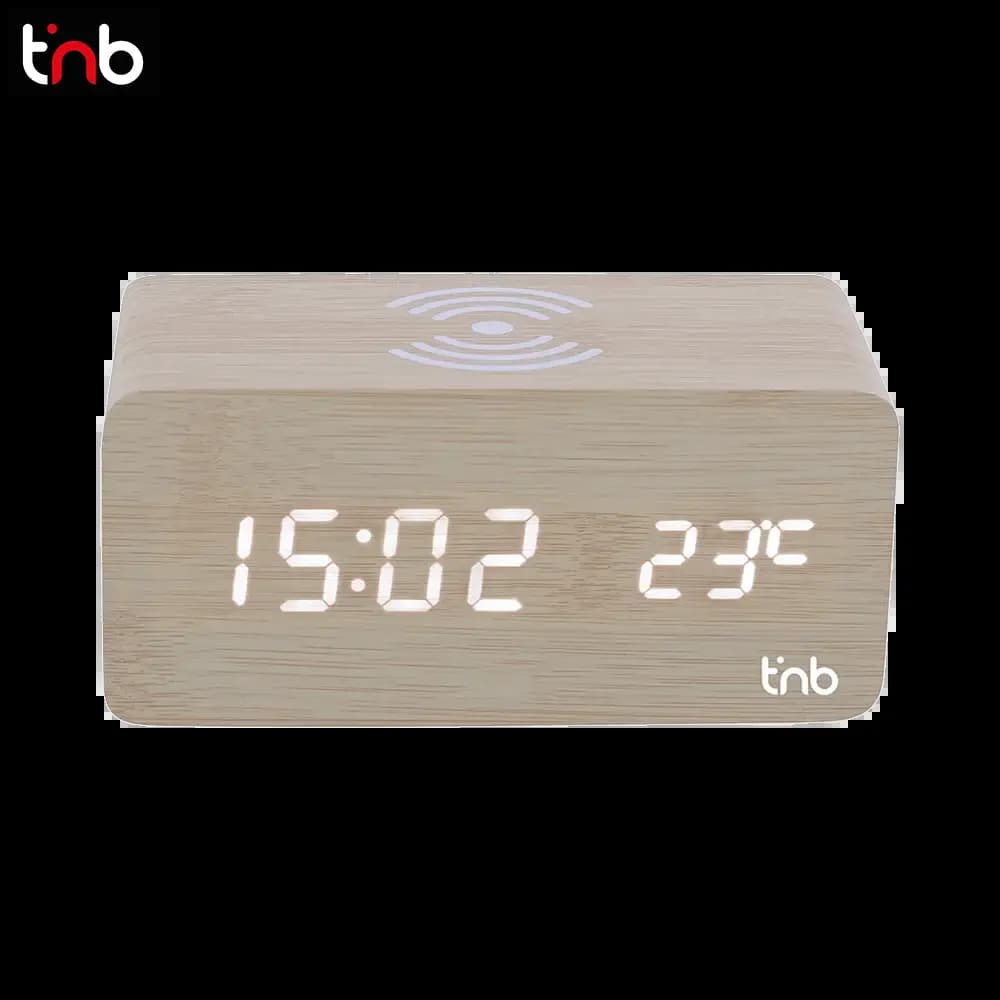 Réveil avec Charge à Induction T'nb Beige