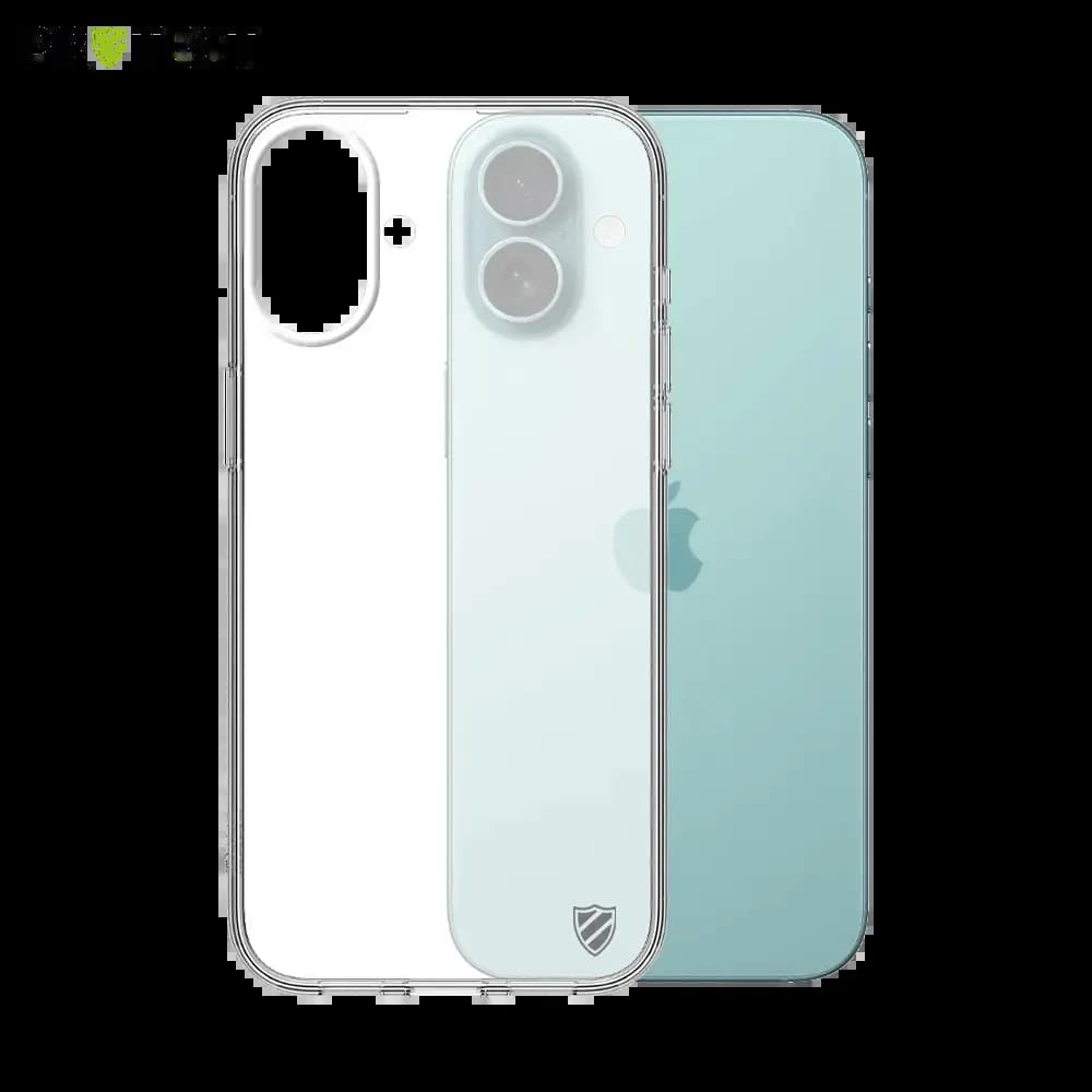 Coque silicone iPhone 16 Plus PROTECT - Transparent