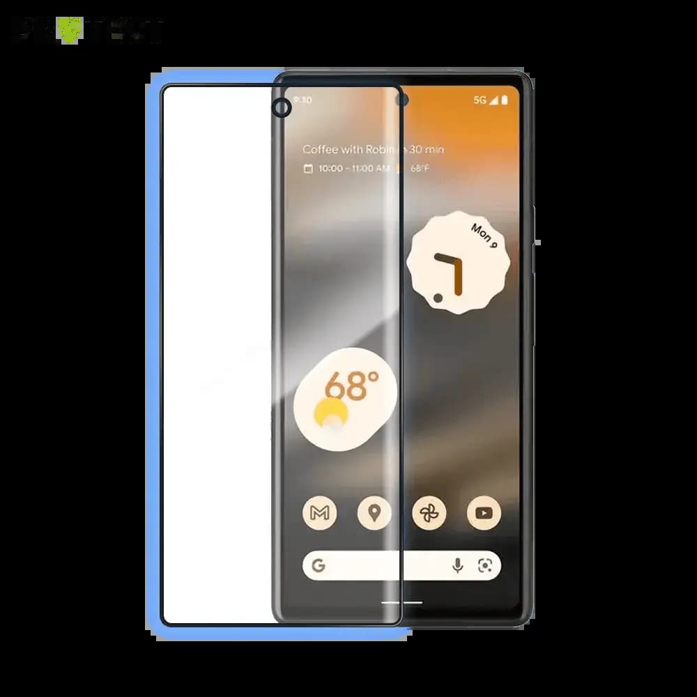 Verre trempé intégral Google Pixel 6a protection écran 9H - PROTECT Noir