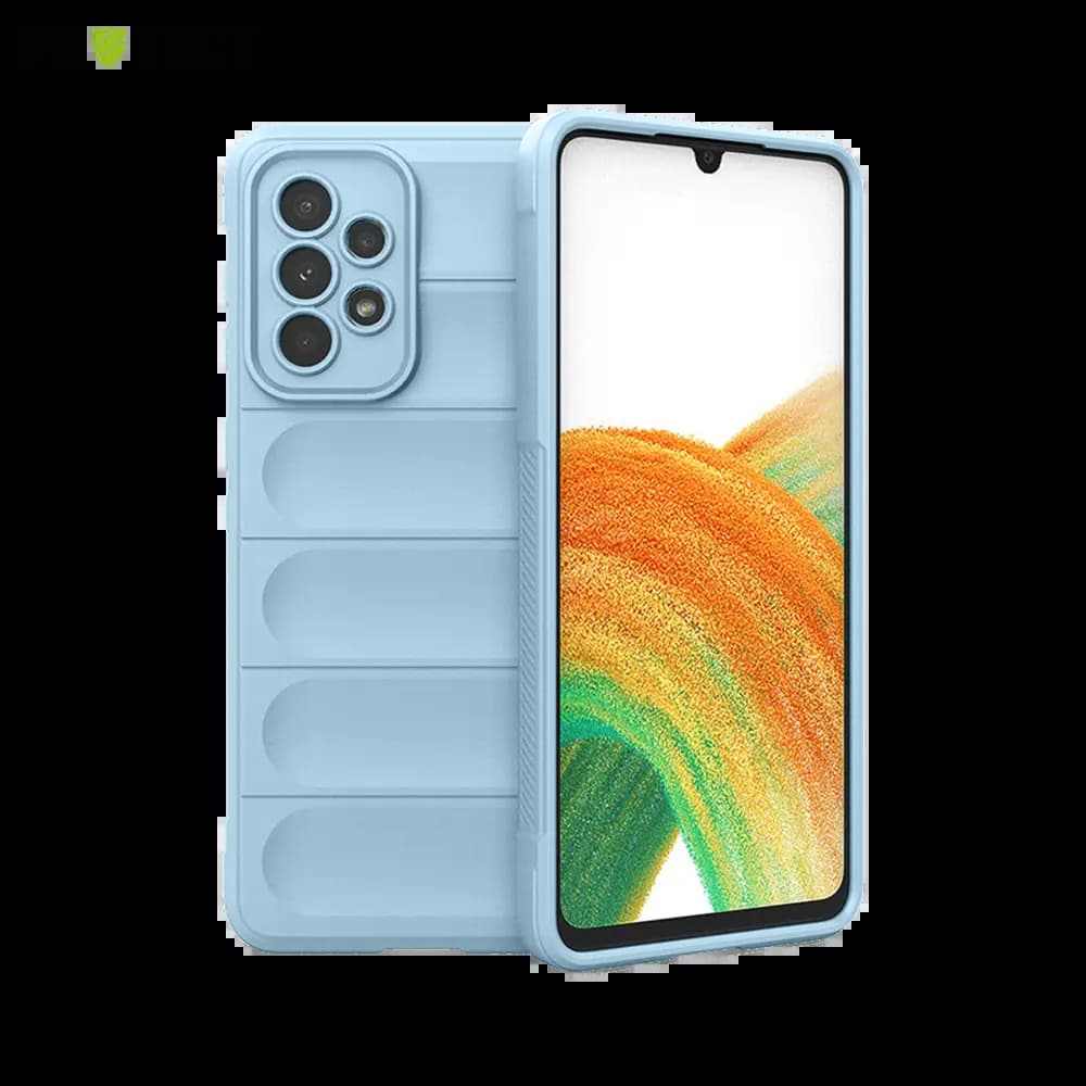 Coque de protection antichoc renforcée Samsung Galaxy A33 5G - PROTECT IX008 Bleu Clair