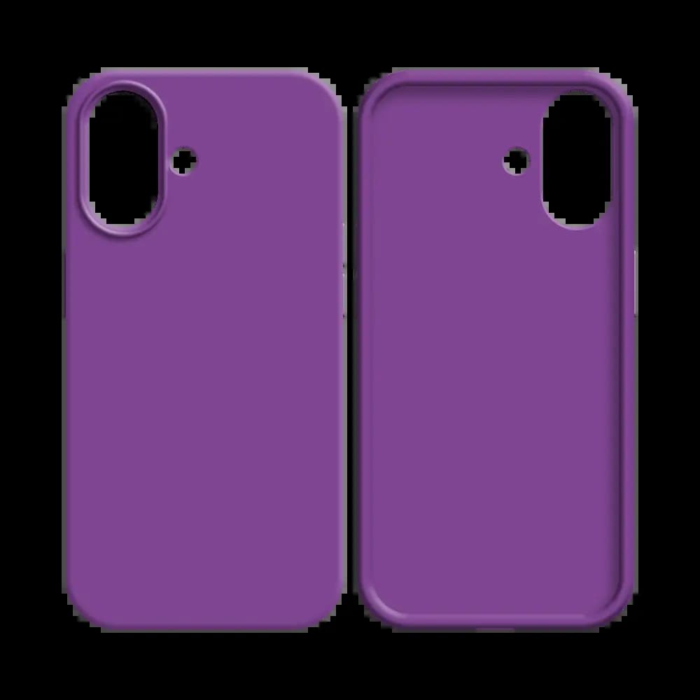 Coque silicone iPhone 16 Plus - Mauve - Vue 2