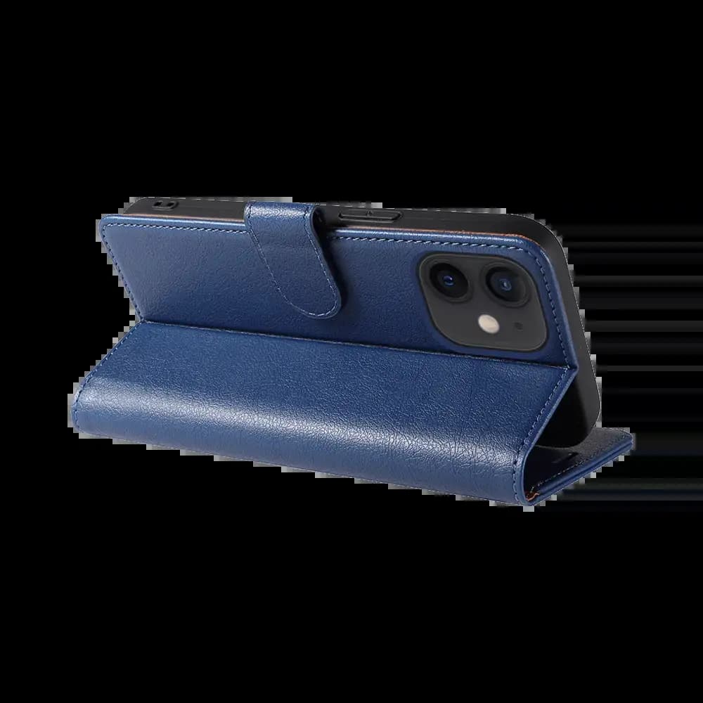 Housse folio anti-RFID iPhone 12 mini – PROTECT IP011 Bleu Marine - Vue 2