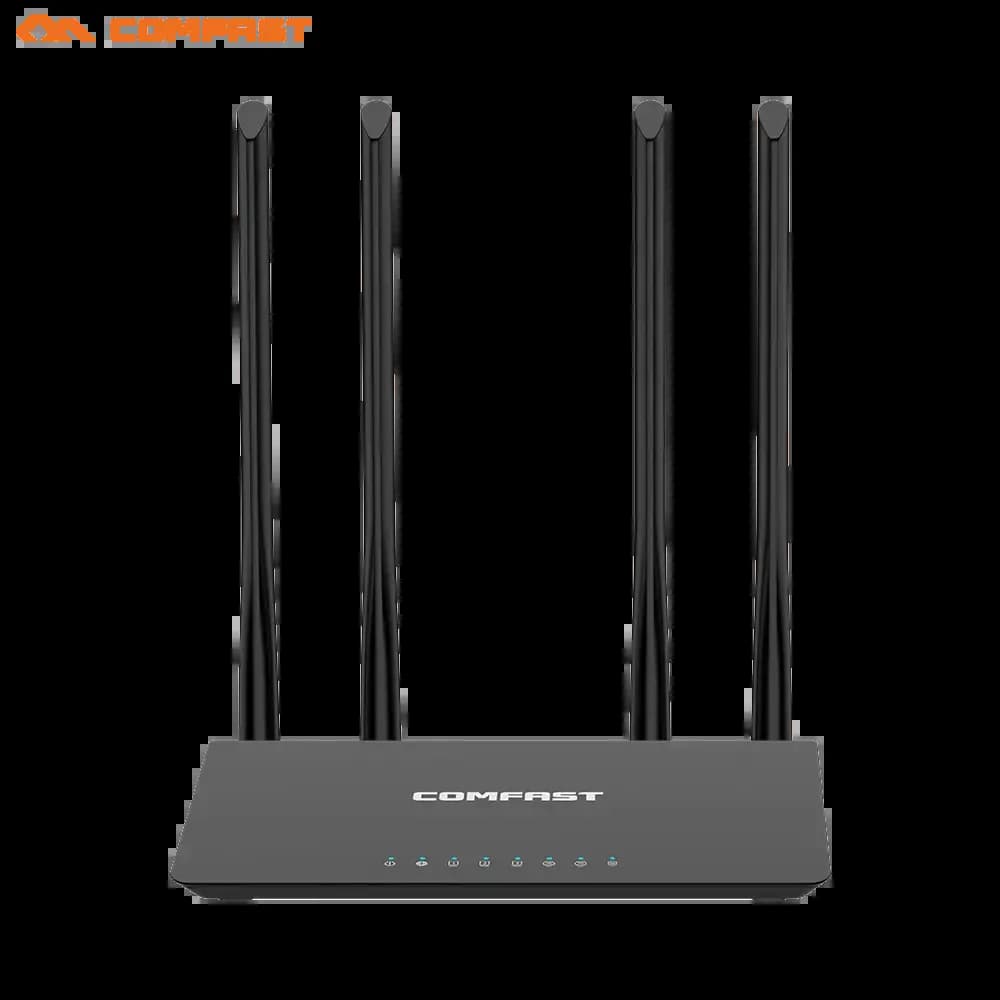 Routeur WiFi bi-bande AC1200 4 antennes – Comfast V2 CF-WR619AC