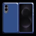 Coque Silicone Compatible pour Samsung Galaxy S25 Edge Bleu Marine - Variante 2