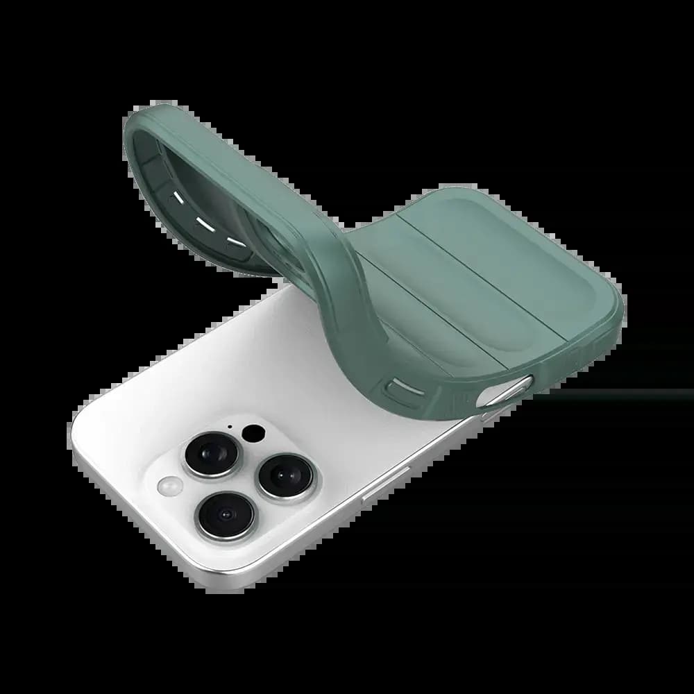 Coque de protection iPhone 16 Pro antichoc renforcée - PROTECT IX008 Vert Foncé - Vue 3