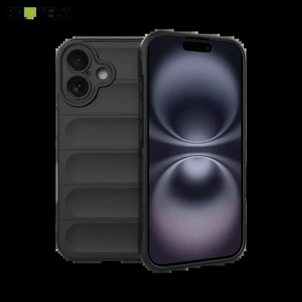 Coque de protection iPhone 16 antichoc renforcée - PROTECT IX008 Noir