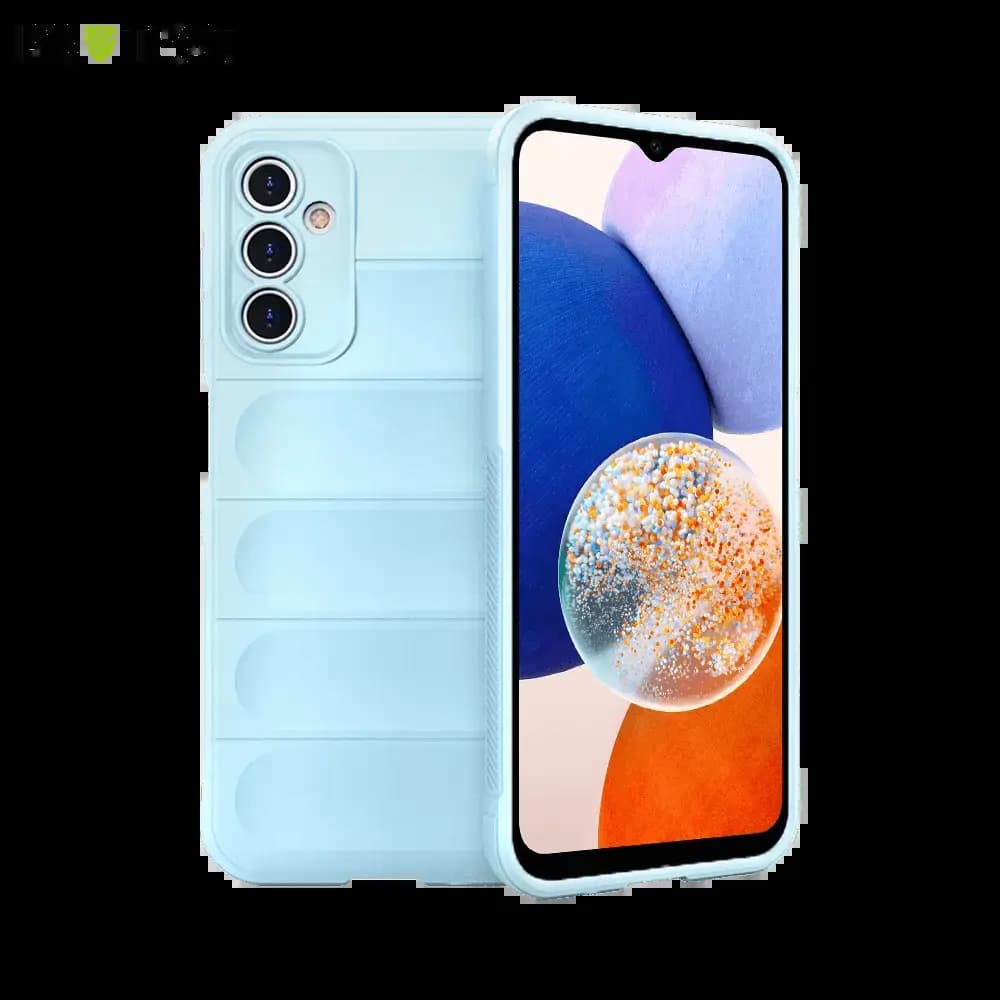 Coque de protection antichoc renforcée Samsung Galaxy A14 5G - PROTECT IX008 Bleu Clair