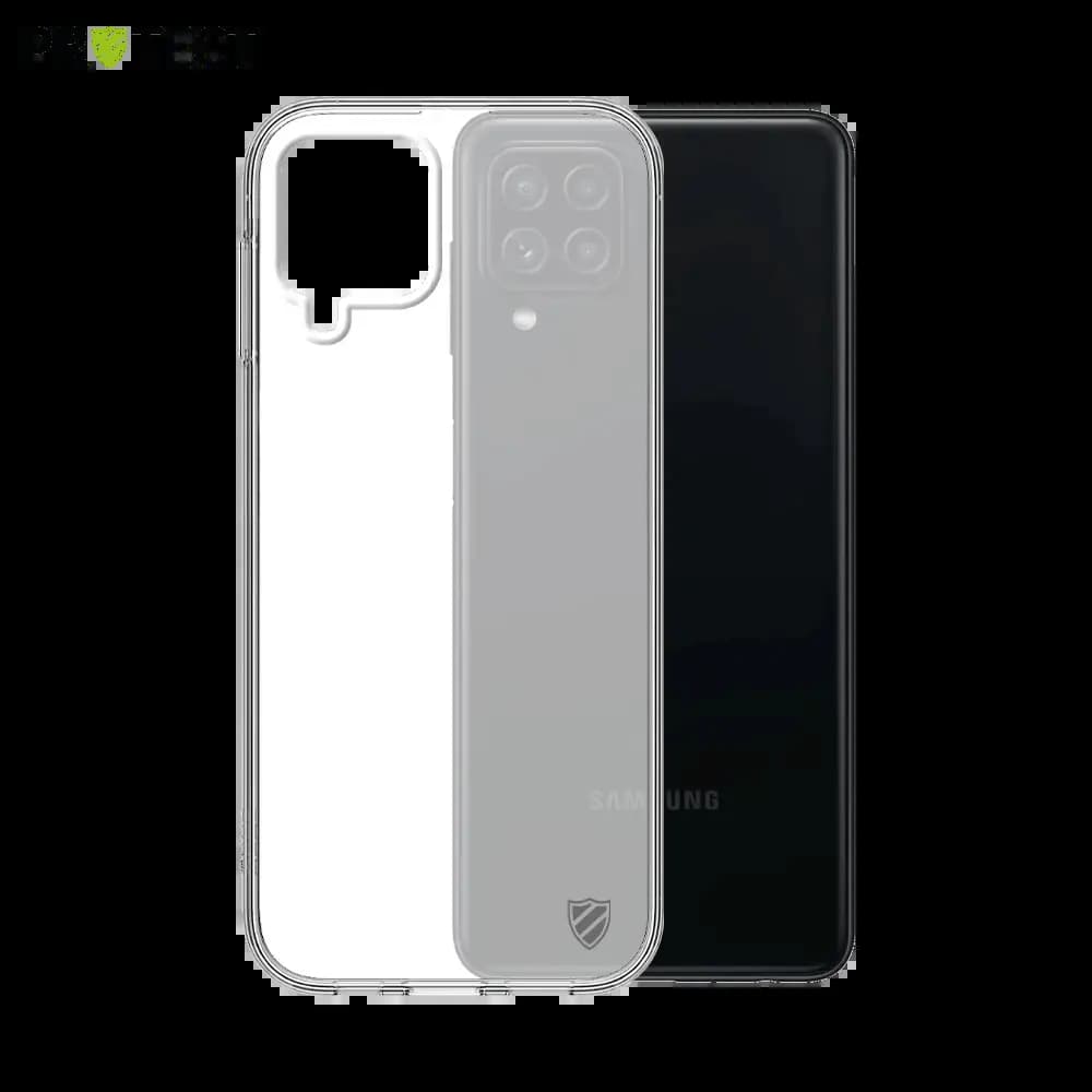 Coque Silicone PROTECT pour Samsung Galaxy A22 4G Transparent