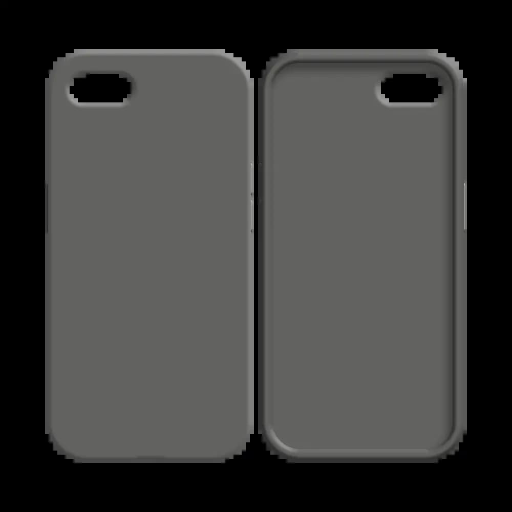 Coque silicone iPhone 7 / 8 / SE - Gris Foncé - Vue 2