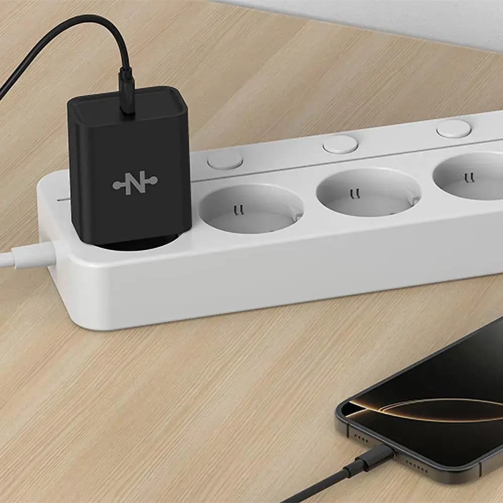 Chargeur secteur USB-C 25W - CONNECT Noir