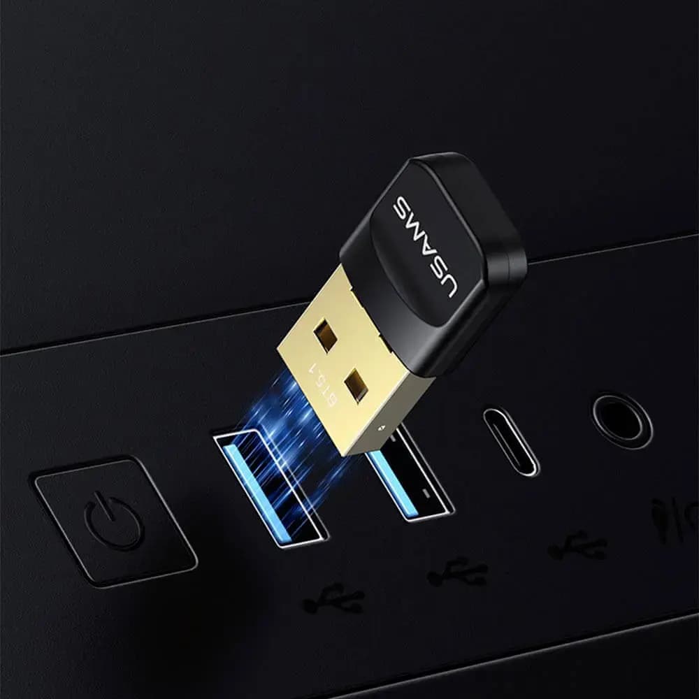 Adaptateur clé USB Bluetooth 5.1 - Usams ZB321 Noir