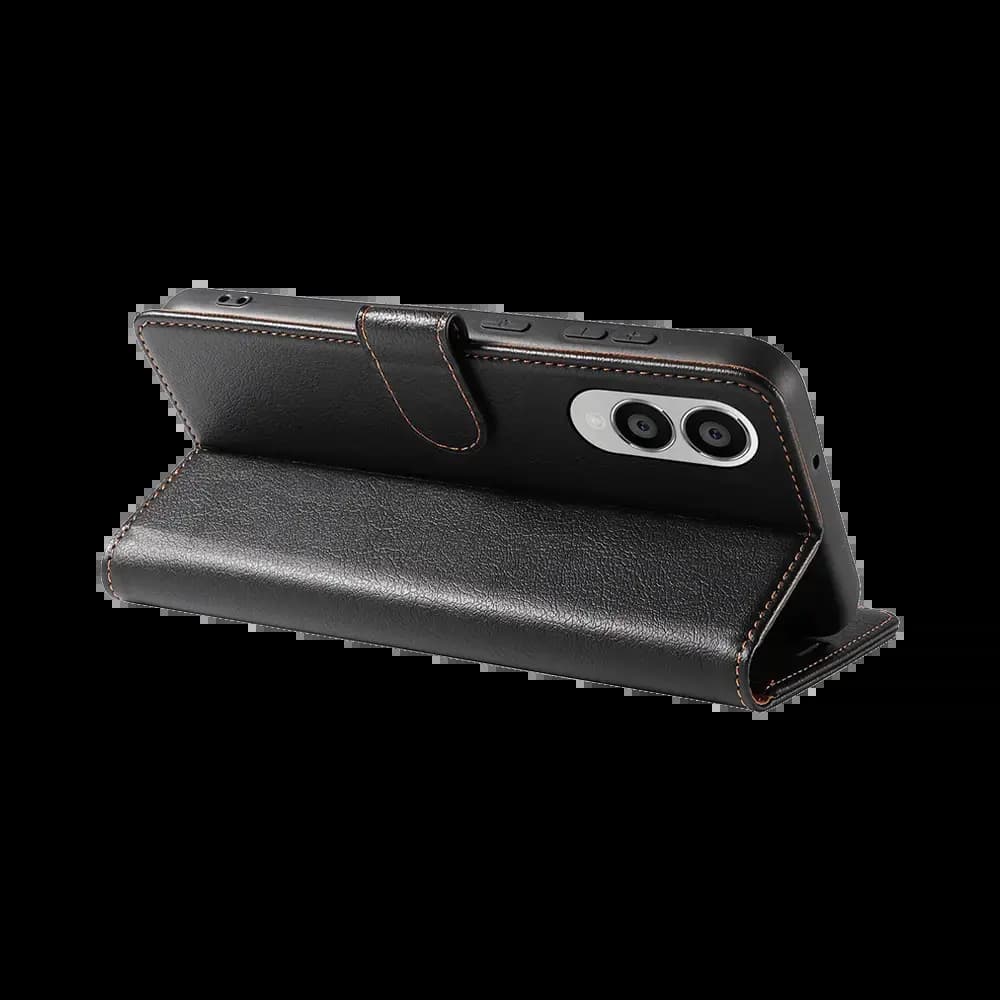 Housse folio anti-RFID Samsung Galaxy S25 Edge – PROTECT IP011 Noir