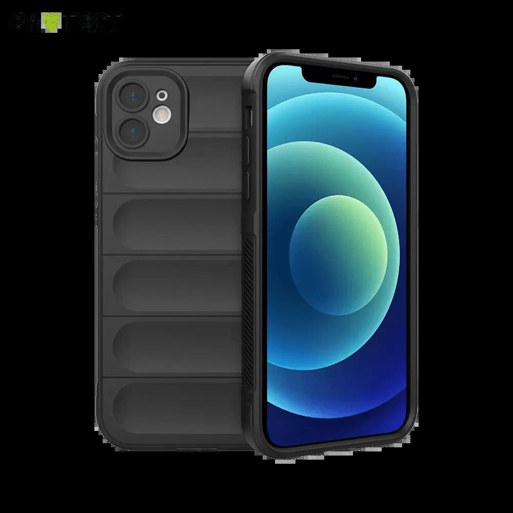 Coque de protection antichoc renforcée iPhone 12 - PROTECT IX008 Noir