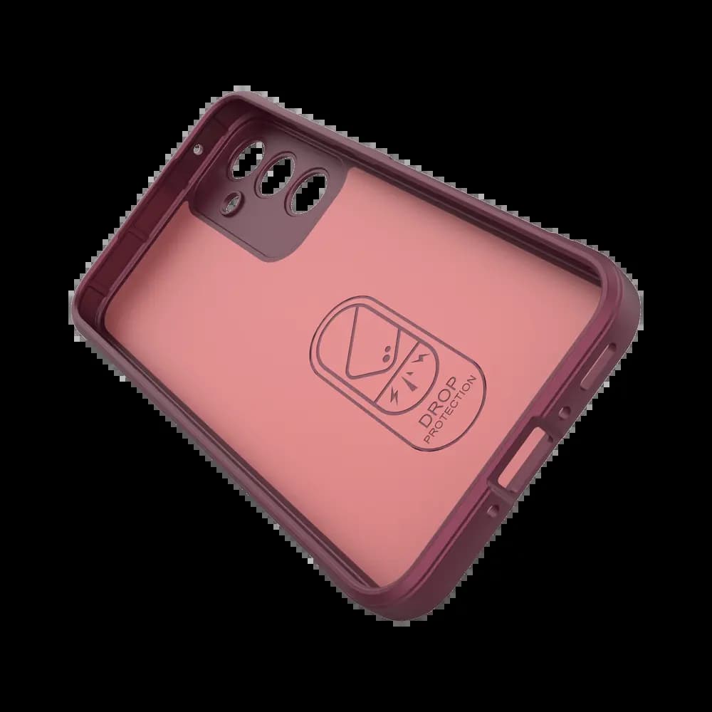 Coque de protection antichoc renforcée Samsung Galaxy A55 5G - PROTECT IX008 Prune - Vue 4