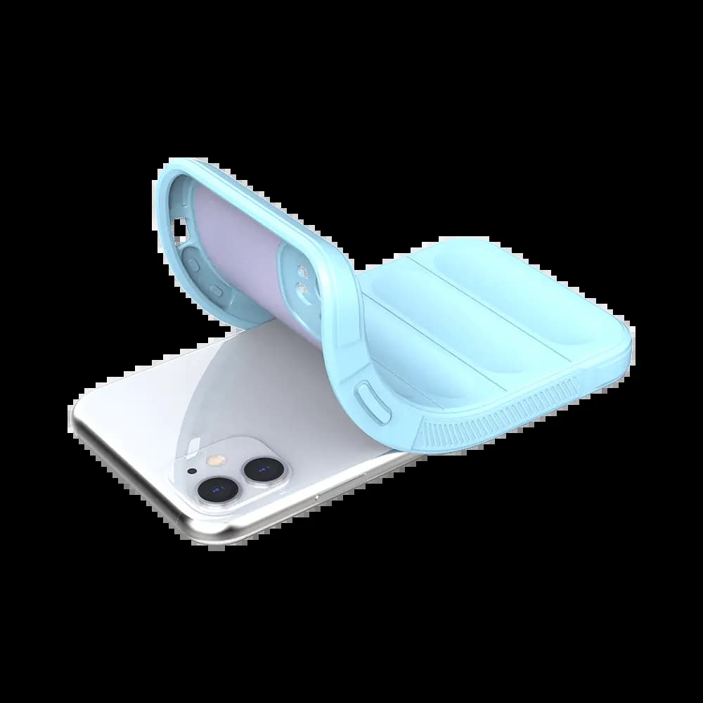 Coque de protection antichoc renforcée iPhone 12 - PROTECT IX008 Bleu Clair